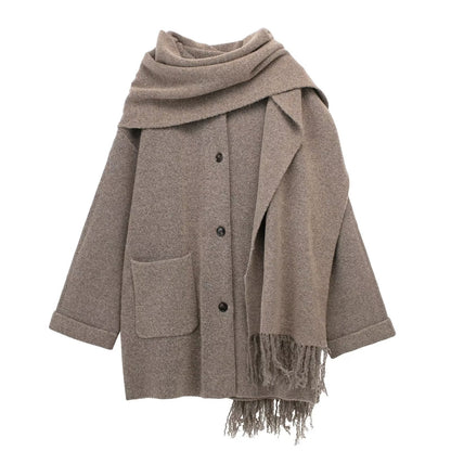 Manteau Cape en Laine StreetChic